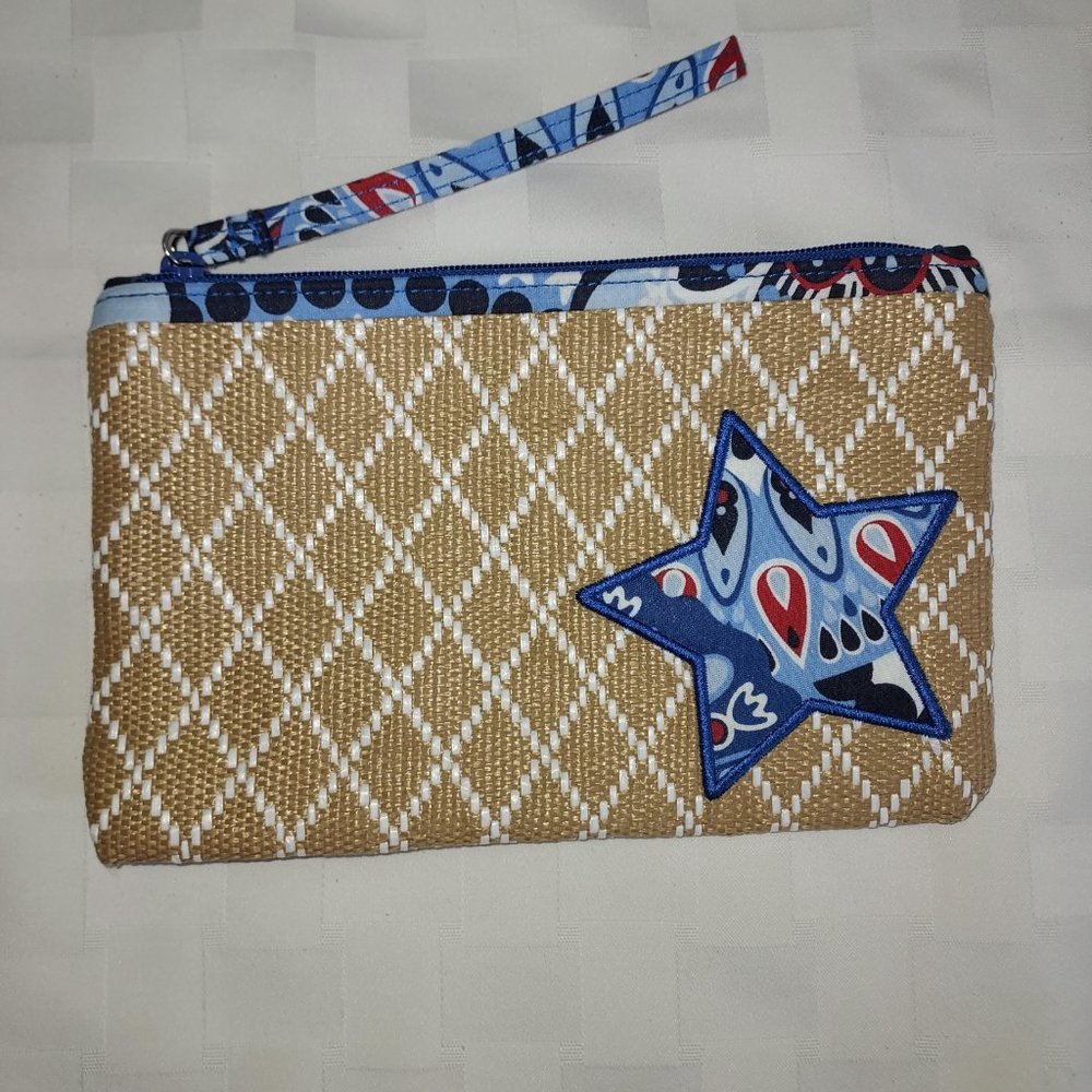 Vera Bradley Fireworks Red/White/Blue Star Paisley - NWOT